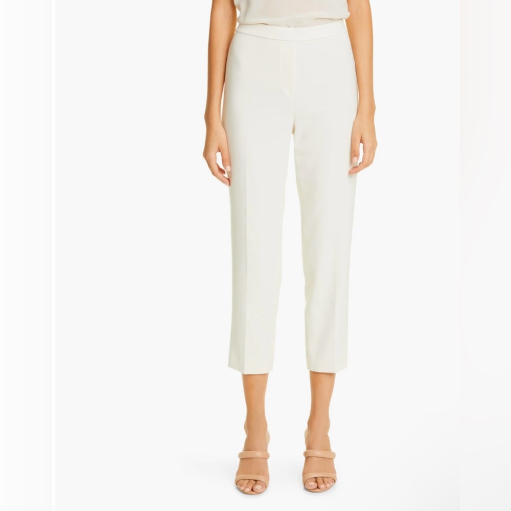 ARITZIA off white capri trousers